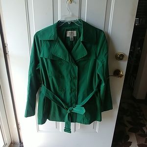 Double breasted trench coat